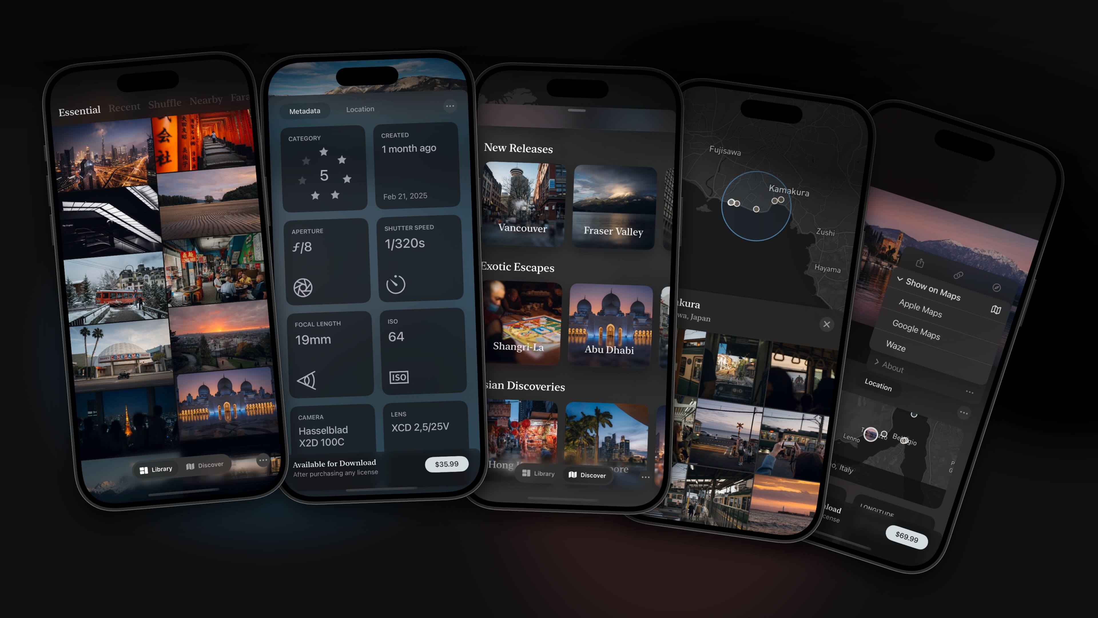 Camarts app screenshots